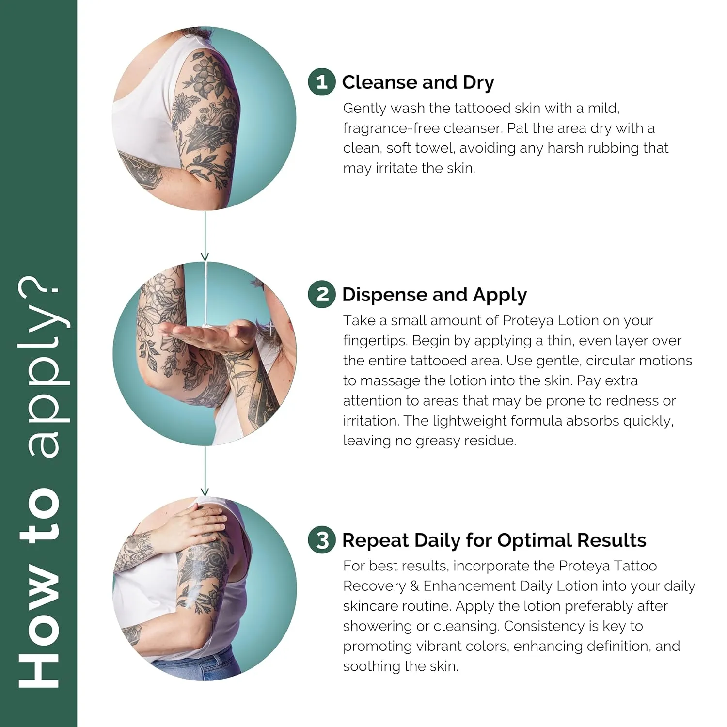 Proteya Tattoo Recovery & Enhancement Daily Lotion