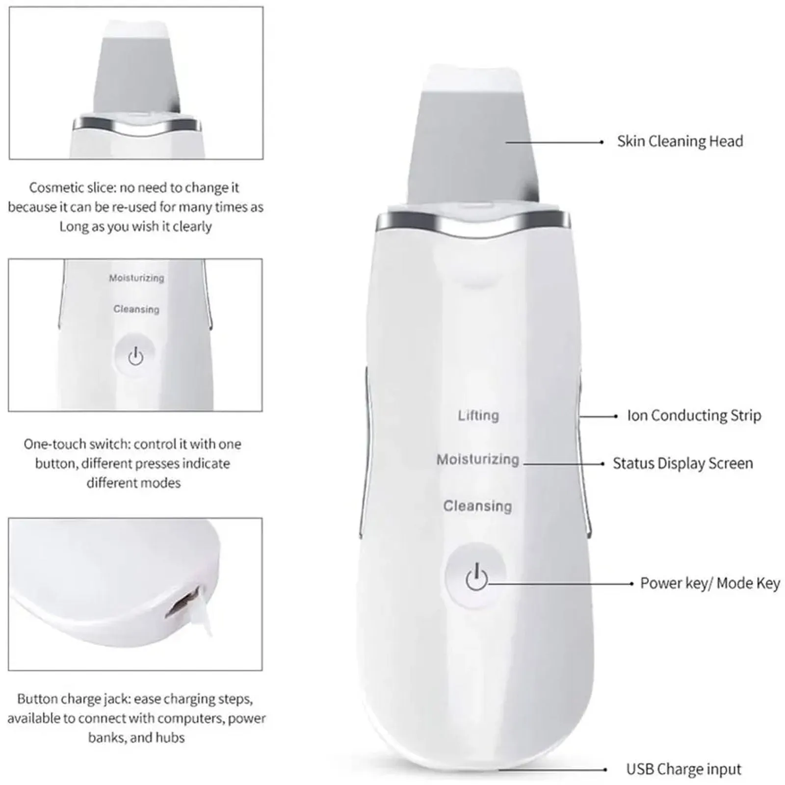 PureGlow Facial Scrubber
