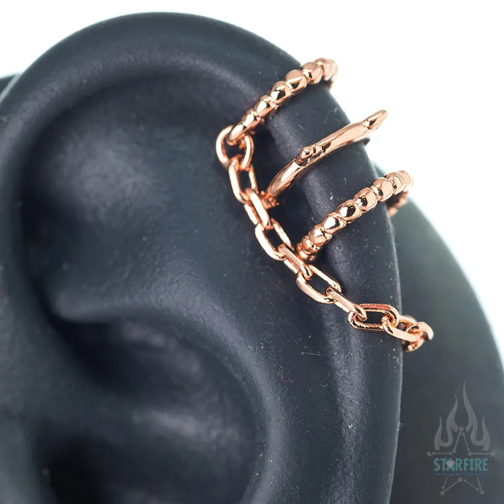 "Chained Love" EAR CUFF (non piercing)