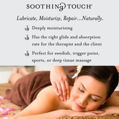 Soothing Touch Unscented Jojoba Massage & Spa Therapy Lotion - 64 Fl Oz