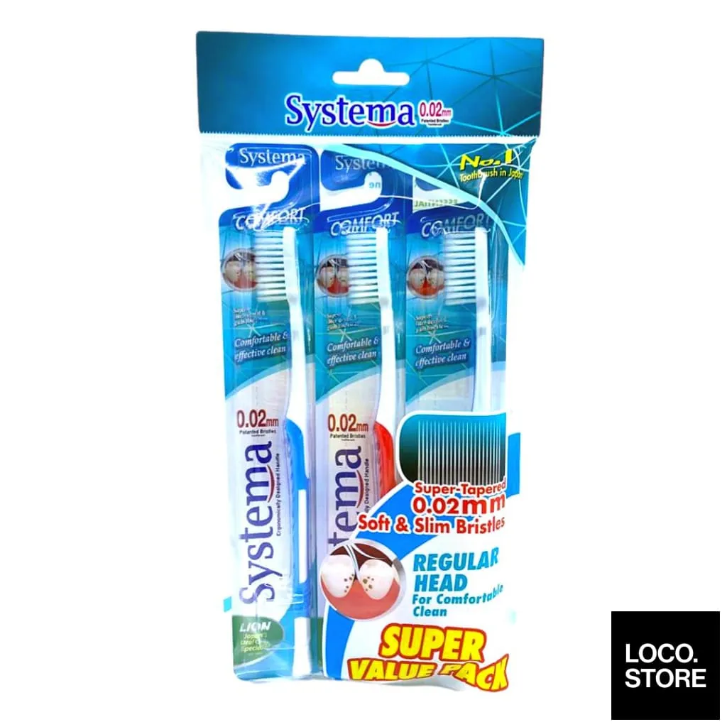 Systema ToothBrush Value Pack 3s Comfort