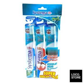 Systema ToothBrush Value Pack 3s Comfort