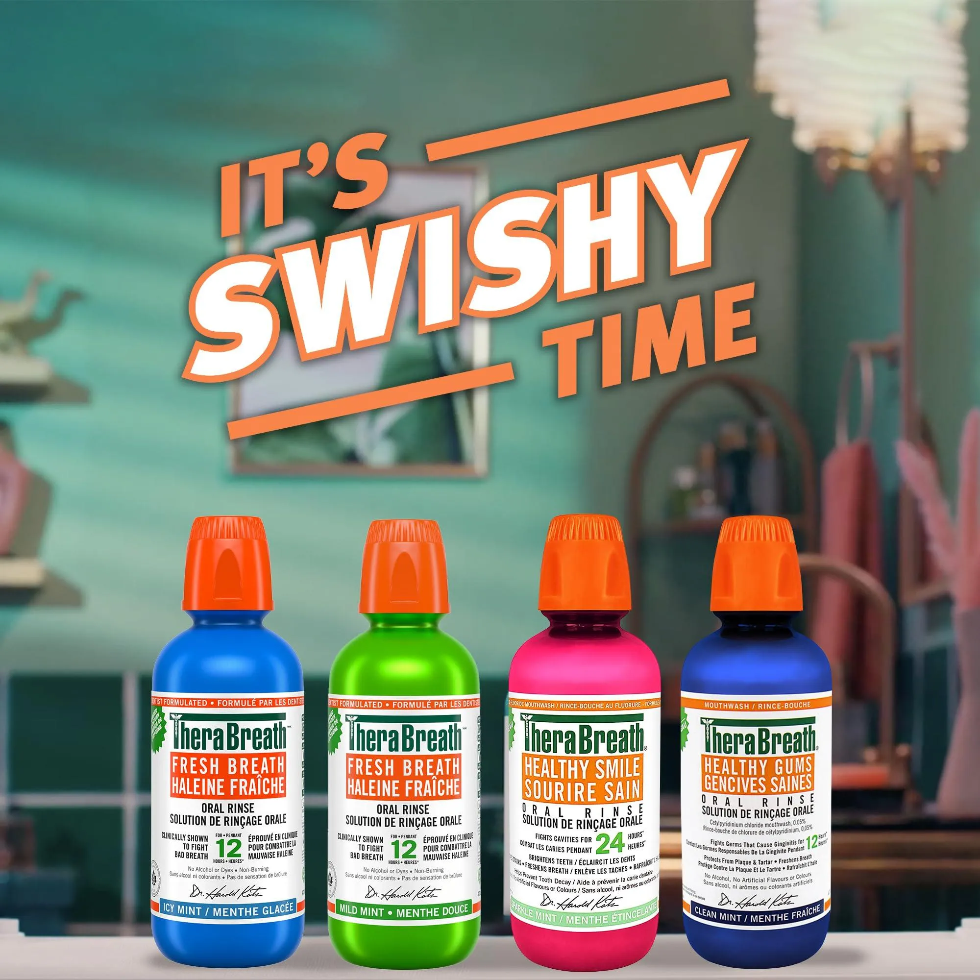 Thera Breath Fresh Breath Oral Rinse - Icy Mint